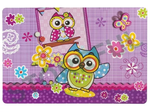 Настольное покрытие для письма и творчества "BR-71808" размер А3, пластик, Совятки