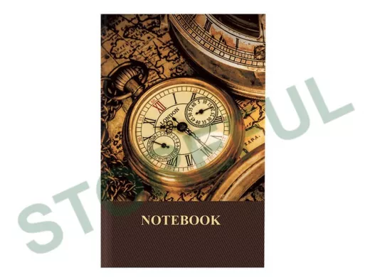 Блокнот 7БЦ А5 96л., обл. ламин., кл. "BR-72219", Время, 135*206мм