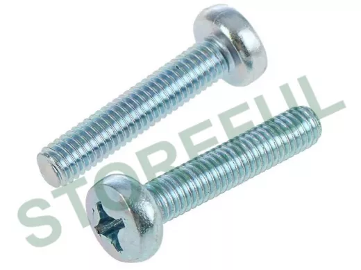 Винт оцинк. с полукруглой головой 6х 50 DIN 7985    87шт "ABI-KREP 7222" 1,07кг крест.PH3 12,3г