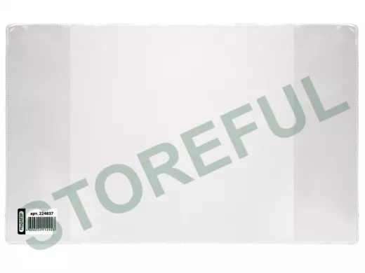 Обложка ПВХ  д/тетради и дневника "BR-73352" прозрачная, ПЛОТНАЯ, 120мкм, 213*355мм