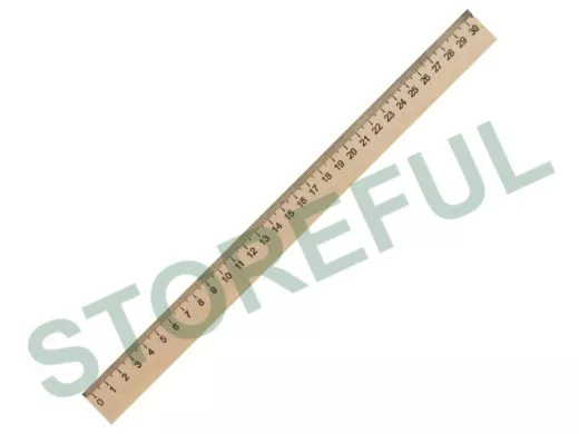 Линейка деревянная 30 см, "BR-75812"