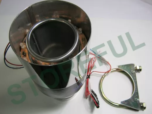 Насадка на глушитель 221L с синей и красной подсветкой