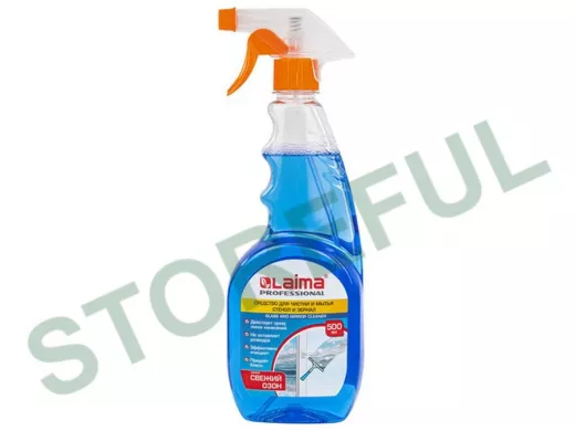 Средство для мытья стекол и зеркал 500мл "BR-78637" PROFESSIONAL распылитель