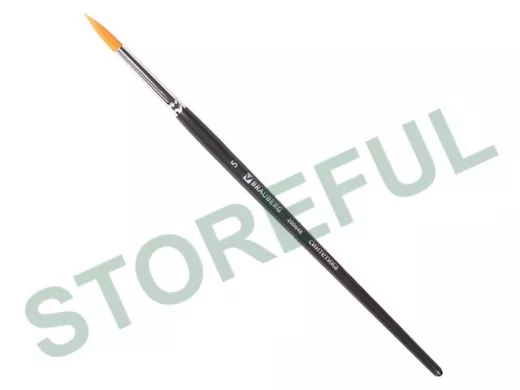 Кисть художественная проф. "BR-80146" ART CLASSIC, синтетика жесткая, круглая, № 5, короткая ручка