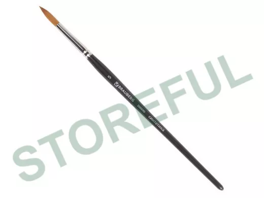 Кисть художественная проф. "BR-80181" ART CLASSIC, синтетика мягкая под колонок, кругл, № 5, кор руч