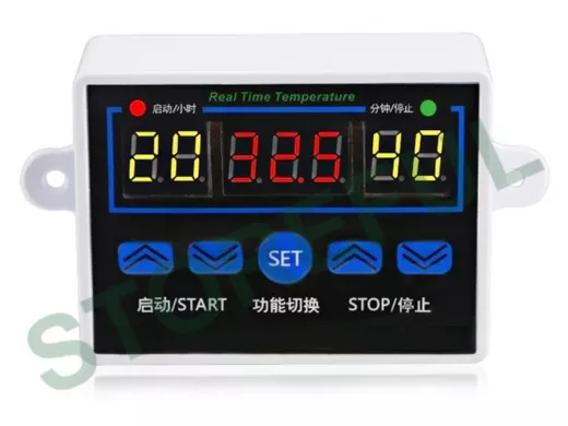 Термостат ХН-W1411, от -19 до +99гр, с цифровой индикацией 220V 10A, корпус 90х60х35мм.