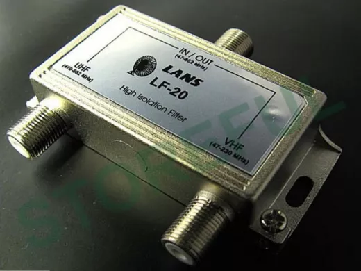 Сумматор телевизионный LF20/UVSJ сумматор (фильтр) 1-12(47-230Mhz),21-69(470-869Mhz)