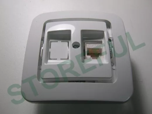 MAKEL Lillium бел б/вст  роз гнездо+ комп CAT 5 71035