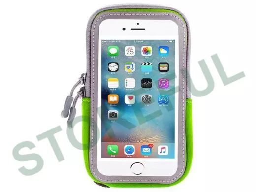 Орбита OT-SMH10 Зеленый чехол-нарукавник для смартфона
